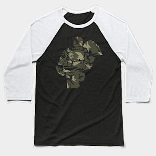 Knight Paladin (Camo): A Fantasy Design Baseball T-Shirt